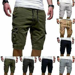 <b>Men's</b> <b>Short</b> Sets <b>Skinny</b> Fitness Fleece Jogger Sets Gym <b>Short</b> Basic Poly <b>Mens</b> Tracksuit - Product Image 2