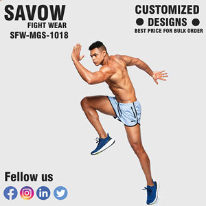 Pantalones cortos de gimnasio para hombre, venta al por mayor, suministro OEM, tela de rendimiento con opciones de marca personalizada, cintura elástica, bolsillo con cremallera y antiolor - Product Image 5