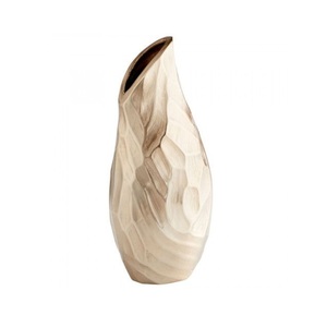 Support Moderne en Aluminium Design Vague de Table Pot de Fleurs Finition Brillante Décoration de Mariage et Vase à Fleurs Décoratif pour Sol de Jardin - Product Image 1