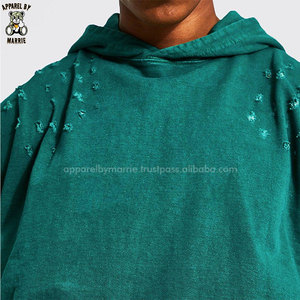 เสื้อฮู้ดดี้ผู้ชายใส่สบาย ผ้าฟลีซนุ่ม สำหรับใส่ในชีวิตประจำวัน สตรีทแวร์ ผลิตในปากีสถาน - Product Image 5