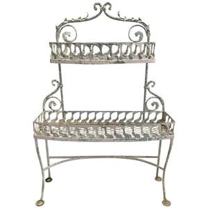 Gran oferta, estante de jardín de Metal alto para interiores, soporte de flores de esquina hecho a mano para el hogar con macetas y macetas - Product Image 3