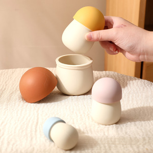 Funghi Design russo Stacking bambole nidificanti Easter <span class=keywords><strong>Shower</strong></span> giocattoli da piscina tavolo da bagno in Silicone vasca da bagno giocattolo - Product Image 6
