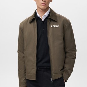 Chaqueta de Hombre con Logotipo Personalizado para Invierno, Cierre Completo con Cremallera, Cuello Alto, Mangas Completas, para Compradores Mayoristas/Servicio OEM 2026 - Product Image 1