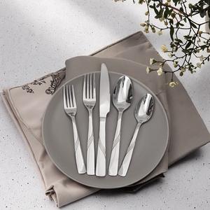 Ensemble de couverts en acier inoxydable robuste pour usage commercial et événements festifs |   Vaisselle écologique et fiable pour les cuisines - Product Image 2