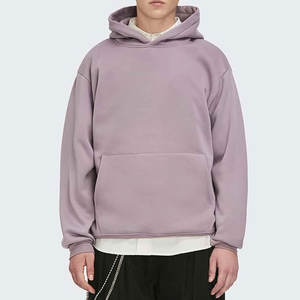 Sudadera con Capucha Personalizada para Hombre, Color Malva, 400 g/m², 100% Algodón, Estilo Oversize con Hombros Caídos, Ecológica, Estilo Urbano, de Fábrica - Product Image 4