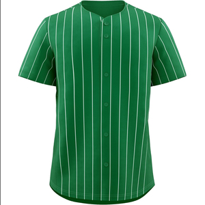 Sublimado de béisbol Softball Jerseys Custom Button Up Team Uniform Tackle Twill Letters Número Bordado Sportwear Estilo de EE. UU. - Product Image 4