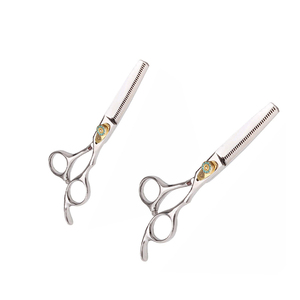 Precio con descuento Tijeras de adelgazamiento Corte superior Tijeras de peluquero Elegantes tijeras de salón de acero inoxidable japonés 440C - Product Image 4