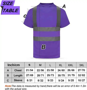 Venta al por mayor de camisetas de trabajadores de la construcción de alta visibilidad con rayas reflectantes logotipo personalizado característica de seguridad para pedidos al por mayor - Product Image 4