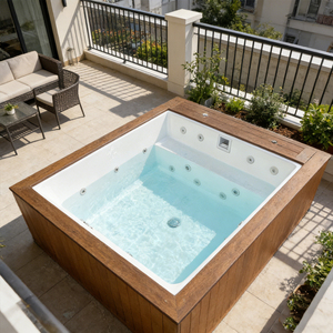 Piscine portable avec filtre et couverture pour jardin - Product Image 3
