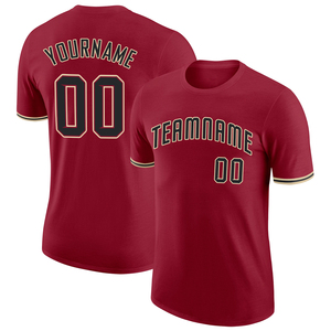 Camiseta de poliéster Camiseta para hombre Bordado en blanco Algodón de la mejor calidad Hombres Mujeres Logotipos personalizados Camisetas con nombre de equipo e impresión de número - Product Image 4