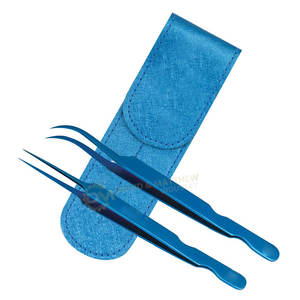 Pinzas de aislamiento de pestañas de acero inoxidable de alta calidad personalizadas, Punta puntiaguda, instrumento de belleza, extensiones de pestañas, logotipo personalizado - Product Image 6