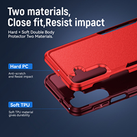 Étuis de téléphone portable robustes et légers en PC et TPU résistants aux chocs avec protection de l'écran de l'appareil photo pour A16 5G