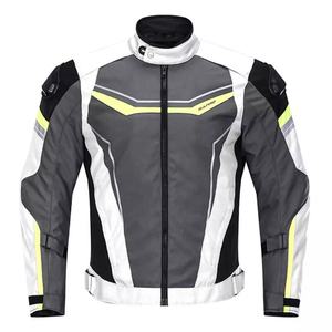 Veste de moto courte réfléchissante certifiée CE, imperméable, respirante, légère, en textile, pour toutes les saisons, vêtements de sport, grandes tailles - Product Image 1