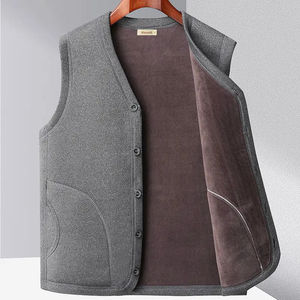 Chaleco térmico de lana Polar para mujer de alta calidad, chaqueta acolchada, chaleco transpirable informal OEM de alta calidad para hombre - Product Image 1