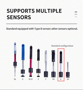 BRK HN200C Tragbarer Professioneller Digitaler <span class=keywords><strong>Leeb</strong></span>-Härteprüfer Kunststoffgehäuse 300x250x130mm Metallblock-Testanalyse 1 Jahr Garantie - Product Image 5