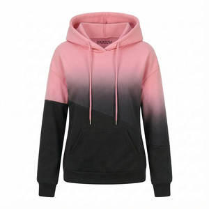 เสื้อฮู้ดแฟชั่นสตรีทแวร์สีสันสดใส สไตล์บล็อกสี แบรนด์สั่งทำ ไหล่ตก ผ้าฟลีซอุ่นสำหรับฤดูหนาว ราคาขายส่ง - Product Image 4