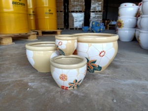 [Leo Nguyen Le] - Macetas de cerámica esmaltada para interiores al por mayor, macetas de jardín, macetas para plantas de proveedor vietnamita - Product Image 4