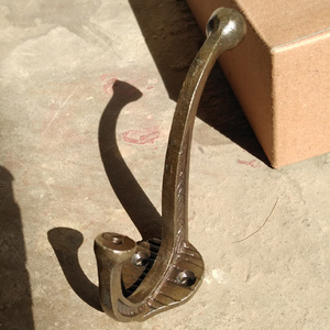 Direct Manufacturer Classic Silver Antique Wall-Mounted <b>Coat</b> <b>Rack</b> Wood Metal Material for Bathroom Use High Quality <b>Hooks</b> Rails - Product Image 6