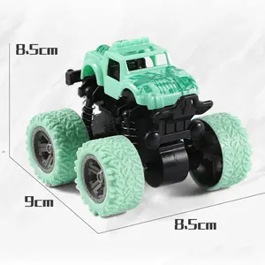 Mới Đến Mô Phỏng Bốn Bánh Trẻ Em Của Đồ Chơi Xe Hơi PVC Nhựa Ổ Đĩa Off Road Xe Ma Sát Đồ Chơi Xe Quái Vật Xe Tải Cho Quà Tặng