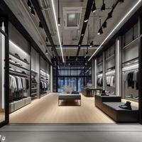 Système d'affichage personnalisé moderne en métal et bois détachable, anti-rouille, avec 5 étagères réglables en hauteur et finition brillante |   Usine OEM