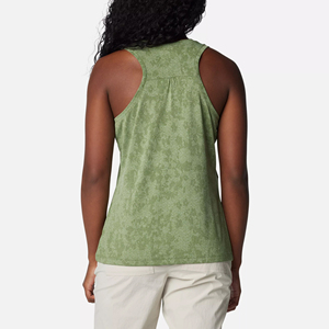 Camisetas sin mangas de punto ligeras transpirables de Color sólido informales de verano para mujer, logotipo personalizado, tarifa mayorista OEM - Product Image 2