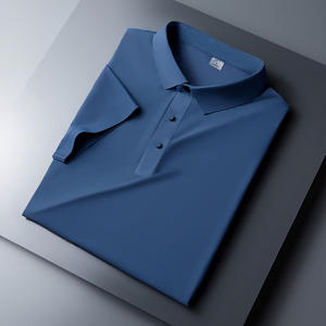 เสื้อโปโลกระดุมสองเม็ดสำหรับผู้ชายเสื้อระบายอากาศได้สำหรับฤดูร้อน - Product Image 3