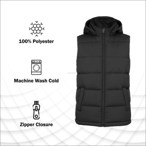 Chaleco Acolchado Reversible Cortavientos para Hombre Estilo Urbano, Sin Mangas, Ropa de Invierno, Fabricante OEM a Granel Personalizado - Product Image 3