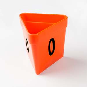 Supporto per numeri con base magnetica arancione - Product Image 1