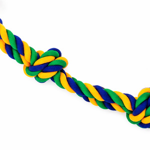 Jouet pour chien en corde <span class=keywords><strong>de</strong></span> coton robuste, jouet à tirer pour grands chiens, jouet interactif pour mâcher et nettoyer les dents, jouet en corde durable pour chien, 45 cm - Product Image 3