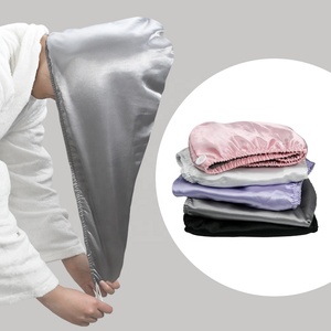 Muestra gratis <span class=keywords><strong>Anti</strong></span> <span class=keywords><strong>Frizz</strong></span> Satén Seda Secado rápido Doble capa <span class=keywords><strong>Toalla</strong></span> de microfibra para el cabello Satén Doble cara <span class=keywords><strong>Toalla</strong></span> para el cabello seco - Product Image 3