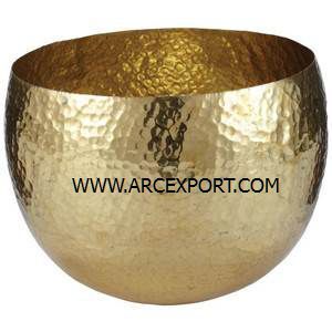 Bol de service élégant de forme ronde dorée bol en métal de qualité exclusive pour la vaisselle de cuisine bol de service au meilleur prix - Product Image 6