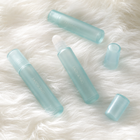 Flacon roll-on en verre fin 20 ml mat couleur pop pour marque de parfum de niche, identité de marque, marque privée