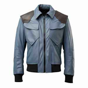 Best Selling Men New Style <b>Leather</b> <b>Jacket</b> Fashionable <b>Long</b> Sleeve Windproof <b>Jacket</b> For Man Wholesale Price <b>Leather</b> <b>Jacket</b> - Product Image 1