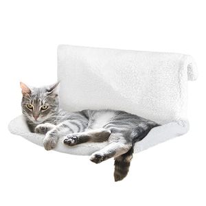 Lit chauffant pour <span class=keywords><strong>chat</strong></span> et chien, lit en polaire pour animaux de compagnie, hamac pour chats avec un cadre détachable robuste - Product Image 6