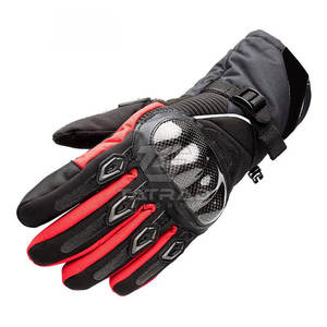 Gants de moto pour homme à doigts entiers, respirants, légers, pour sports de plein air, en cuir de haute qualité - Product Image 2