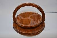 Paniers en bois pliables Panier en bois pliant, Panier à ressort en bois pour bol pliable, Panier pliant en bois pakistanais