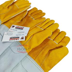 Gants de soudage jaunes ISONZ Gants de soudeur Tig Stick Doublure résistante à la chaleur - Product Image 6