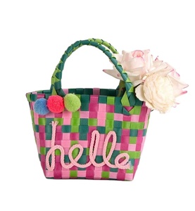 Premium Quality Floral Woven <b>Straw</b> Purse <b>Straw</b> <b>Bags</b> Customized Ladies Shoulder <b>Straw</b> Hand <b>Bags</b> Wholesale Products - Product Image 1