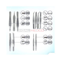 Kit de Esterilización Veterinaria de Acero Inoxidable Alemán Reutilizable de Alta Calidad SM-VT-0368, Instrumento Quirúrgico para Estudiantes de Medicina Veterinaria