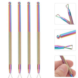 Empujador de cutículas de acero inoxidable, herramienta para uñas de la más alta calidad con servicio OEM INNOVAMED, impresión de logotipo personalizado al por mayor. - Product Image 3