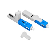 Connecteur rapide à fibre optique SC LX32 monomode pour assemblage de câbles FTTH, solution de réseau optique