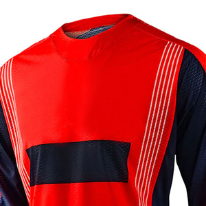 Conjunto de Jersey y Pantalón de Motocross Rojo de Manga Larga para Hombre, Ropa de Carreras de Motocicleta de Poliéster de Secado Rápido, Kit Deportivo para Todas las Estaciones - Product Image 6