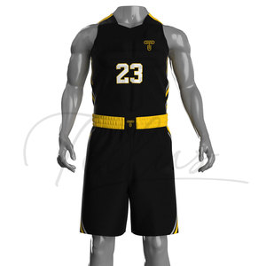 Uniforme de Baloncesto Transpirable de Alta Calidad al por Mayor, Jersey Corto Personalizado con el Último Diseño Profesional, Tallas Grandes - Product Image 1