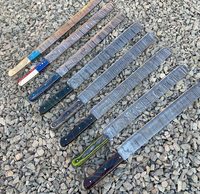 Custom Logo Ultra Scherpe Premium 11 "12" Damascus Staal Vlees Borst Snijden Mes Goede Prijs Fruit Groente Snijmes