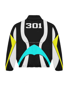 ชุดวอร์มลำลองกันน้ำน้ำหนักเบาขนาดใหญ่พิเศษของผู้ชายชุดกันลมโพลีเอสเตอร์พร้อมกางเกงขาสั้นทนทานชุดกันลมระบายอากาศ - Product Image 3