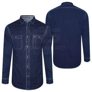 Men Slim Fit <b>Jeans</b> Shirt Button <b>Up</b> Casual Shirt Men Long Sleeve <b>Jeans</b> Shirt Modern Streetwear Shirt - Product Image 3