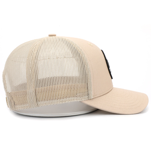 Casquette Trucker en Gros, Casquette à 5 Panneaux en Maille, Logo Brodé Personnalisé, Respirante, pour Pêche en Extérieur, Casquette Snapback Sportive - Product Image 4