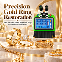 Équipement de soudage laser Goldsmith avec positionnement CCD pour l'assemblage de bijoux sur mesure et les travaux de jonction de métaux fins