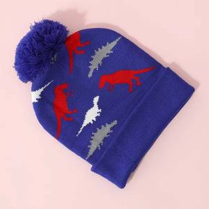 Gorros de acrílico 100% Unisex de alta calidad para exteriores, gorros de punto bordados en 3D de Jacquard personalizados hechos por Hanger Impex - Product Image 2