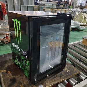 Mini Refrigerador de 21L para Bebidas, Puerta de Vidrio con Interior LED, Función de Congelador, OEM Disponible - Product Image 3